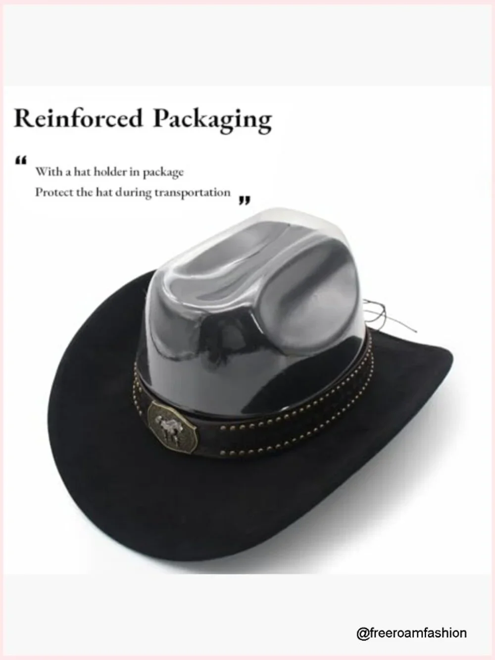 Western Cowboy Hat with Horse Bolo Tie, Suede Cattleman Hat, Unisex